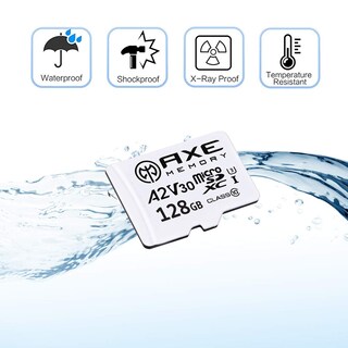 Foto 5 | Foto 5 | Tarjeta Micro Sd Axe Memory 128 Gb 4k Ultra Full Hd - Venta Internacional.