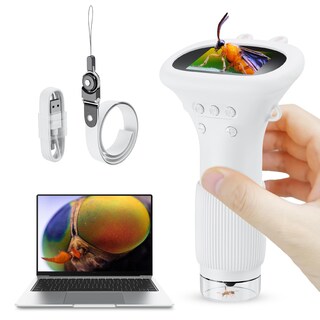 Foto 1 | Foto 1 | Microscopio Ashfly Para Niños Con Cámara De 5 Mp Y Pantalla De 2 Pulgadas Con Zoom De 200 Aumentos - Venta Internacional.