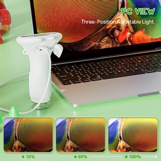 Foto 3 | Foto 3 | Microscopio Ashfly Para Niños Con Cámara De 5 Mp Y Pantalla De 2 Pulgadas Con Zoom De 200 Aumentos - Venta Internacional.