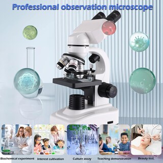 Foto 6 | Foto 6 | Microscopio Compuesto Herwick 40x-2500x Con Wf10x Y Wf25x - Venta Internacional.