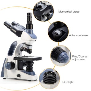 Foto 3 | Foto 3 | Trinocular Microscope Swift Sw380t 40x-2500x Con Cámara De 1 3 Mp - Venta Internacional.