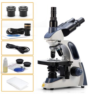 Foto 4 | Foto 4 | Trinocular Microscope Swift Sw380t 40x-2500x Con Cámara De 1 3 Mp - Venta Internacional.
