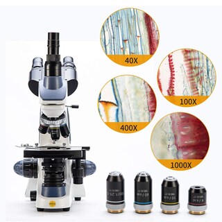 Foto 5 | Foto 5 | Trinocular Microscope Swift Sw380t 40x-2500x Con Cámara De 1 3 Mp - Venta Internacional.
