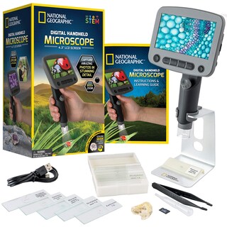 Foto 1 | Foto 1 | Microscopio Digital National Geographic Kids 800x Con 40 Piezas - Venta Internacional.