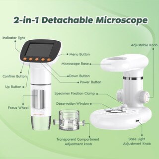 Foto 5 | Foto 5 | Microscopio Digital Portátil Digievo D-ms1 1000x Para Niños De 8 A 12 Años - Venta Internacional.