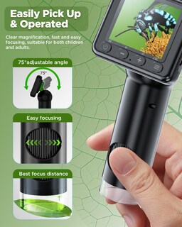 Foto 5 | Foto 5 | Microscopio Digital Portátil Nuotun 800x Hd Con 2 Pantallas Lcd - Venta Internacional.