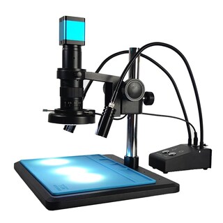 Foto 2 | Foto 2 | Microscopio Gringoo De 6 W Con Doble Cuello De Cisne Led Y Anillo De Luz De 64 Led - Venta Internacional.