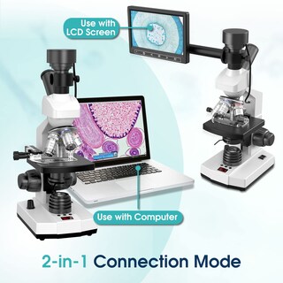 Foto 6 | Foto 6 | Microscopio Edkie 40x-2500x Con Aumento Y Pantalla Lcd De 7 Pulgadas - Venta Internacional.