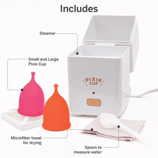 Foto 2 | Foto 2 | Kit Esterilizador Pixie Cup Menstrual Cup Silicona De Grado Médico - Venta Internacional.