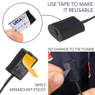 Foto 4 | Foto 4 | Foam Mounts Ursa Foamies Para Micrófonos De Laboratorio Inalámbricos Paquete De 12 - Venta Internacional.