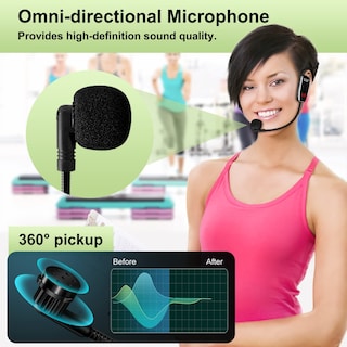 Foto 4 | Foto 4 | Auriculares Con Micrófono Inalámbrico Xiaokoa Uhf Con Pantalla Led - Venta Internacional.