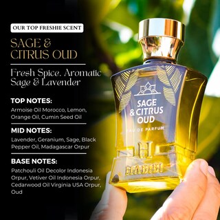 Foto 2 | Foto 2 | Perfume H Habibi Sage & Citrus Oud Arabian Eau De Parfum 100 Ml - Venta Internacional.