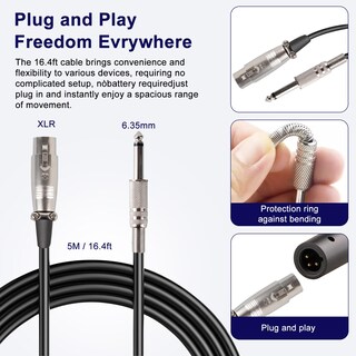 Foto 4 | Foto 4 | Micrófono Para Karaoke Lyricroom Professional Con Cable Negro - Venta Internacional.