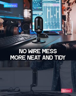 Foto 2 | Foto 2 | Micrófono De Condensador Cardioide Usb Inalámbrico Alabs De 100 Pies - Venta Internacional.