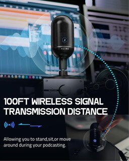 Foto 3 | Foto 3 | Micrófono De Condensador Cardioide Usb Inalámbrico Alabs De 100 Pies - Venta Internacional.