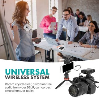 Foto 2 | Foto 2 | Sistema De Micrófono Inalámbrico Lavalier Movo Wmx-1 Para Réflex Digital - Venta Internacional.