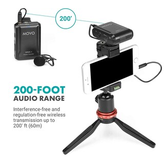 Foto 7 | Foto 7 | Sistema De Micrófono Inalámbrico Lavalier Movo Wmx-1 Para Réflex Digital - Venta Internacional.