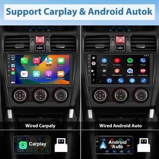 Foto 2 | Foto 2 | Radio De Coche Estéreo Android 13 De 2 Gb De Ram Y 64 Gb De Rom Con Carplay Subaru - Venta Internacional.