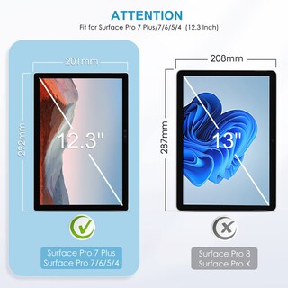 Foto 2 | Foto 2 | Protector De Pantalla Sparin Para Surface Pro 7 Plus/7/6/4 De 12 3'' - Venta Internacional.