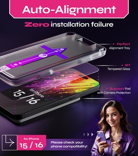 Foto 3 | Foto 3 | Protector De Pantalla Defenslim De Cristal Templado Para Iphone 15/16 De 6.1 Pulgadas - Venta Internacional.