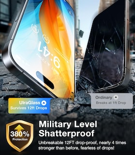 Foto 7 | Foto 7 | Protector De Pantalla Ultraglass Unbreak Top 9h+ Glass Para Iphone 16 Plus - Venta Internacional.