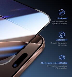 Foto 4 | Foto 4 | Protector De Pantalla Magic John De Cristal Templado Para Iphone 16 Pro - Venta Internacional.