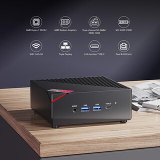 Foto 3 | Foto 3 | Miniordenador Para Videojuegos Acemagician Amd Ryzen 7 5825u Ssd De 16 Gb/512 Gb - Venta Internacional.