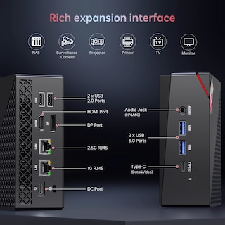 Foto 5 | Foto 5 | Miniordenador Para Videojuegos Acemagician Amd Ryzen 7 5825u Ssd De 16 Gb/512 Gb - Venta Internacional.