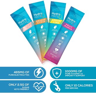 Foto 7 | Foto 7 | Paquetes De Electrolitos En Polvo Hydromate Low Carb Con Vitamina C - Venta Internacional.