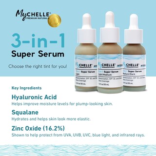Foto 3 | Foto 3 | Serum Mychelle Super Serum 3 En 1 Tinte Medio/oscuro 30 Ml - Venta Internacional.