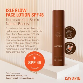 Foto 2 | Foto 2 | Crema Hidratante Cay Skin Isle Glow Spf 45 45 Ml Con Musgo Marino - Venta Internacional.