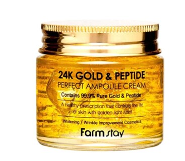 Foto 3 | Foto 3 | Crema En Ampollas Farmstay De Oro De 24 Quilates Y Péptido De 80 Ml Para Piel Seca - Venta Internacional.