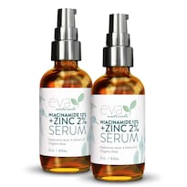 Serum Eva Naturals 12% Niacinamida Y 2% Zinc Pca Con Ácido Hialurónico 60 Ml (paquete De 2) - Venta Internacional.