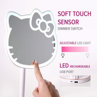 Foto 2 | Foto 2 | Espejo De Maquillaje Impressions Vanity Hello Kitty Led Recargable - Venta Internacional.