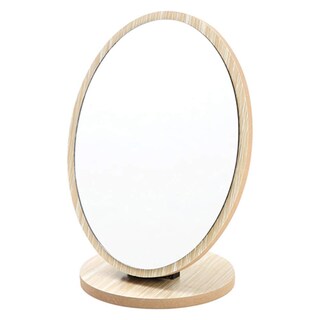 Foto 1 | Foto 1 | Espejo De Mesa Aestivate  Ovalado  Compacto  Con Marco De Madera  17 X 19 Cm - Venta Internacional.