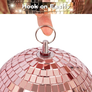 Foto 3 | Foto 3 | Mirror Ball Muscab De 15 Cm/6 Pulgadas De Diámetro Oro Rosa - Venta Internacional.