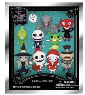 Foto 2 | Foto 2 | Clip Para Bolsa The Nightmare Before Christmas Series 6 3d Foam - Venta Internacional.