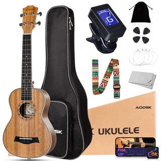 Foto 2 | Foto 2 | Kit De Ukelele Aodsk Soprano Para Principiantes Con Correa Para Funda Y Afinador - Venta Internacional.