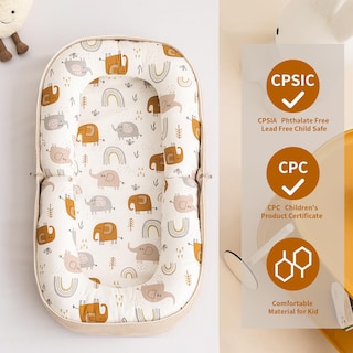 Foto 4 | Foto 4 | Baby Lounger Glotika Almohada Plegable Con Forma De Nido Para Bebés De 0 A 12 Meses - Venta Internacional.