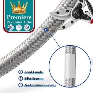 Foto 5 | Foto 5 | Línea De Agua Trenzada Ondion Para Refrigerador 6 M Pex Con 1/4 Unidades - Venta Internacional.