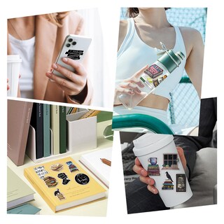 Foto 7 | Foto 7 | Pegatinas Gowjaw Book 50 Unidades Para Portátil Kindle Resistentes Al Agua - Venta Internacional.