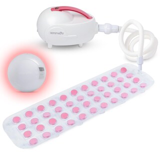 Foto 1 | Foto 1 | Alfombra De Baño Con Burbujas Serenelife Portátil Spa Con Led Color Rosa Claro - Venta Internacional.