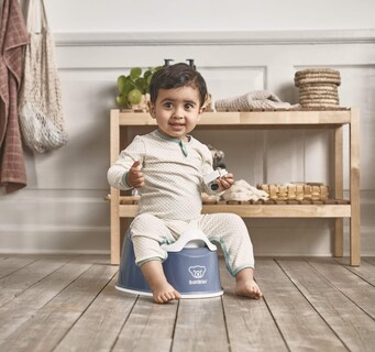 Foto 2 | Foto 2 | Potty Babybjörn Smart Deep Blue/white Compact Sin Bpa - Venta Internacional.