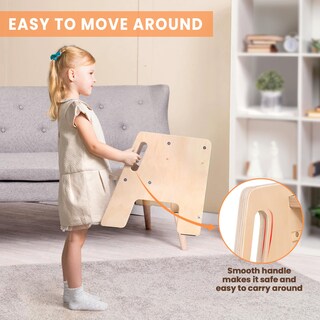 Foto 5 | Foto 5 | Step Stool Taburete Woodure De 2 Escalones Con Altura Regulable Para Niños Pequeños - Venta Internacional.