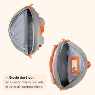Foto 3 | Foto 3 | Mochila Para Niños Pequeños Babbleroo Stevie The Sloth De 1 A 3 Años - Venta Internacional.