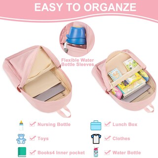 Foto 6 | Foto 6 | Mochila Loidou Para Niñas Y Adolescentes De 46 Cm De Secundaria Y Primaria - Venta Internacional.