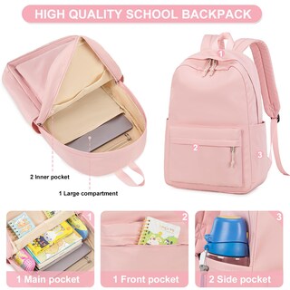 Foto 7 | Foto 7 | Mochila Loidou Para Niñas Y Adolescentes De 46 Cm De Secundaria Y Primaria - Venta Internacional.