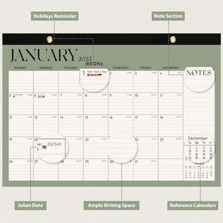 Foto 2 | Foto 2 | Calendario De Escritorio Valcome 2025 De Enero A Junio 18 Meses 17 X 12 Cm - Venta Internacional.