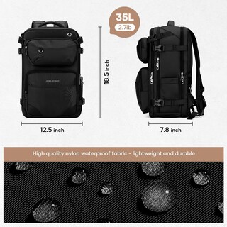 Foto 3 | Foto 3 | Mochila De Viaje Maelstrom 35l Impermeable Para Hombre Y Mujer - Venta Internacional.