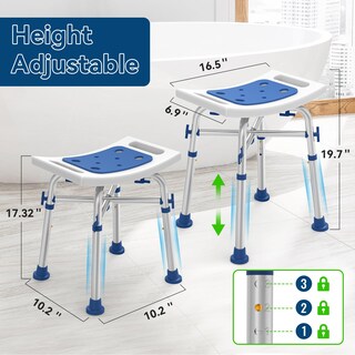Foto 4 | Foto 4 | Silla De Ducha Loyoda Resistente 227 Kg De Capacidad Con Asiento Acolchado - Venta Internacional.